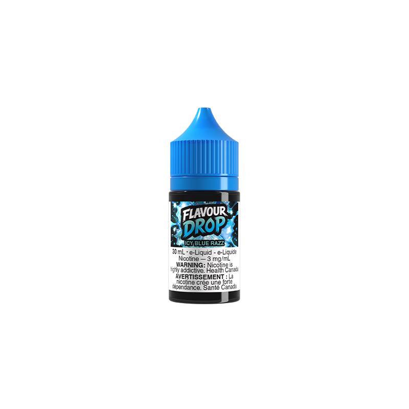 FLAVOUR DROP 3MG 30ML Freebase E-Liquid-Icy-Blue-Razz